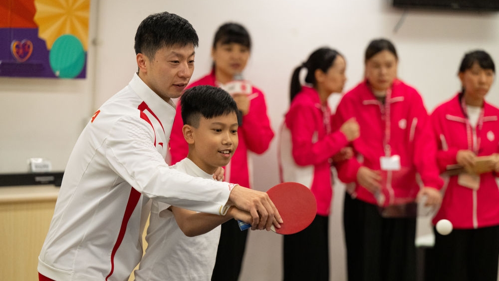 互動健身樂滿堂——內(nèi)地奧運(yùn)健兒走進(jìn)澳門社區(qū)